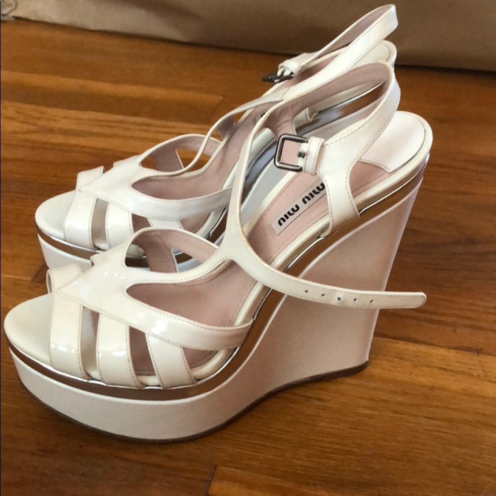 Miu Miu Italian designer wedges